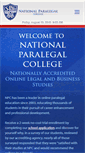 Mobile Screenshot of nationalparalegal.edu